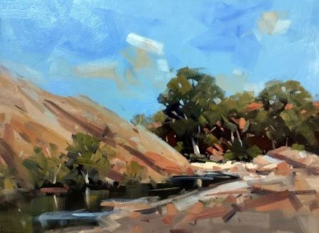 Rock Pool Flinders Ranges Ray Hewitt_WR – Twenty Melbourne Painters ...