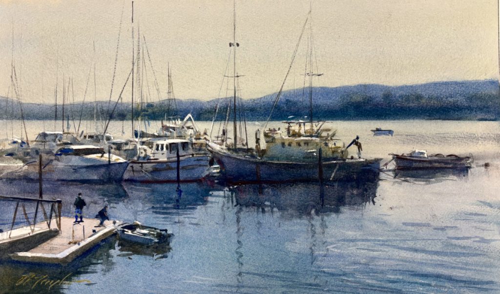 David Taylor, "Towards Tamar, Tas" (WC)