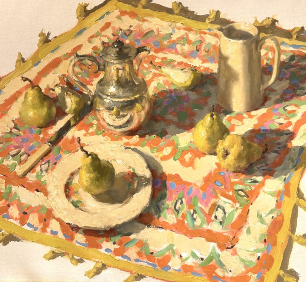 Jennifer Fyfe, "A Springtime ‘Picnic’" (Oil)